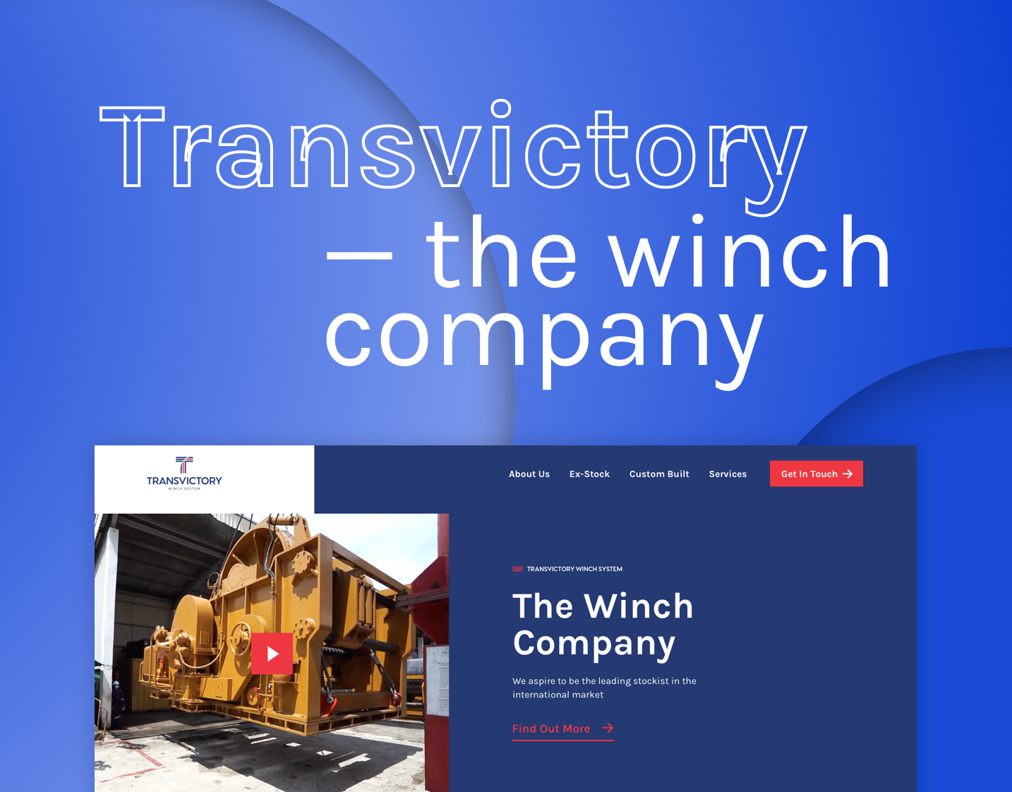 Transvictory Website UI UX Design
